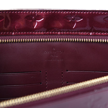 Louis Vuitton Vernis Pershing Square Clutch GM Rouge Fauviste 5 of 5