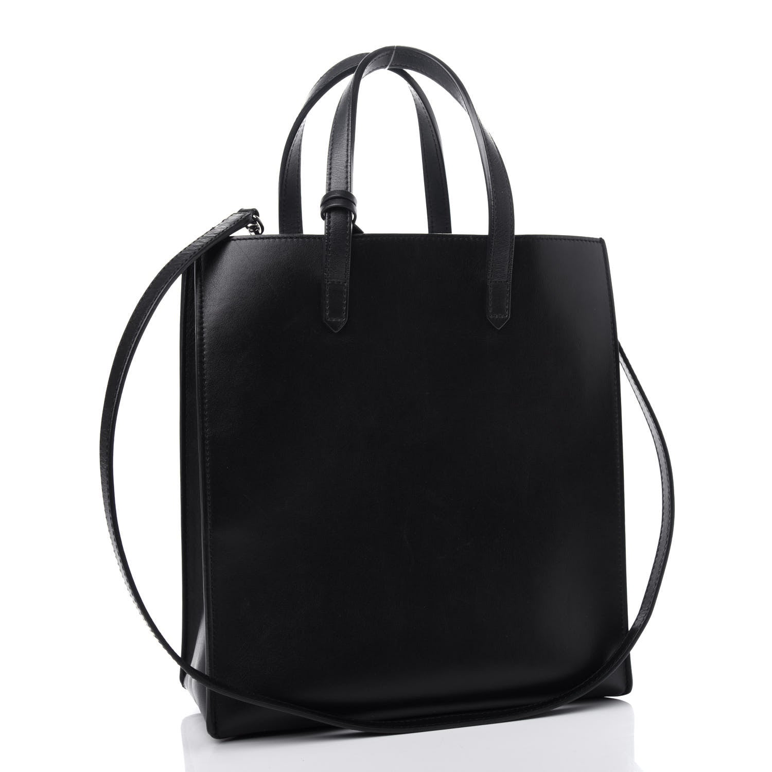 Givenchy Calfskin Bambi Print Medium Stargate Shopper Tote Black 4 of 9