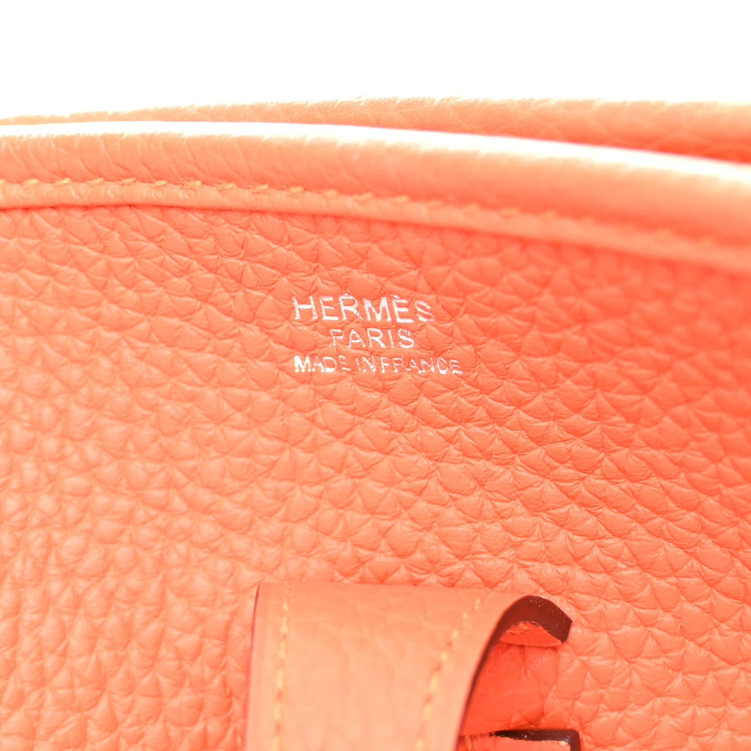 Hermes Taurillon Clemence Evelyne III PM Feu 8 of 11