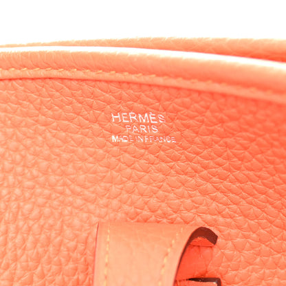 Hermes Taurillon Clemence Evelyne III PM Feu 8 of 11
