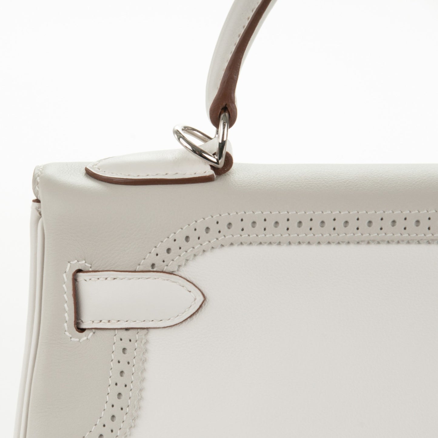 Togo Swift Ghillies Kelly 32 White Gris Perle