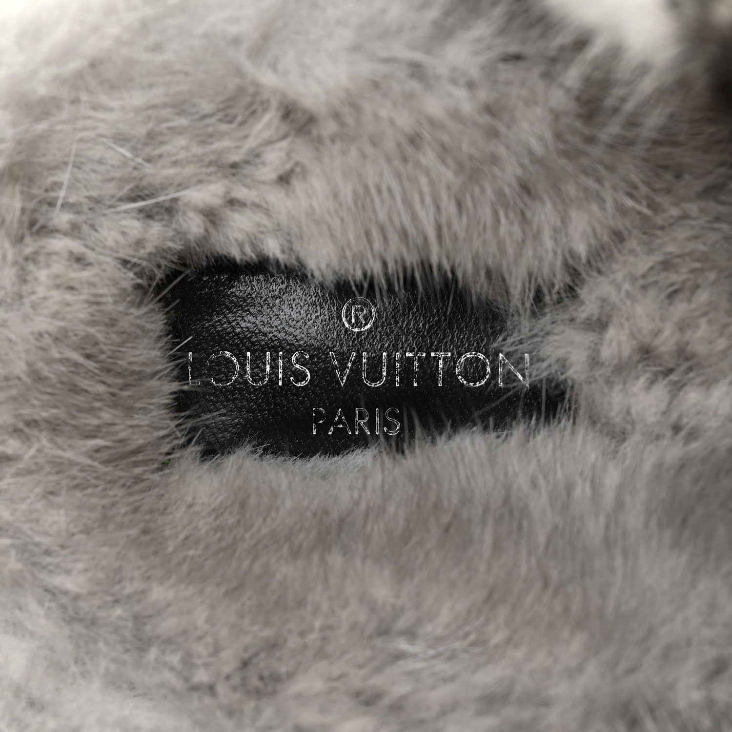 Louis Vuitton Mink Fur Bom Dia Slippers 39 Grey 9 of 9