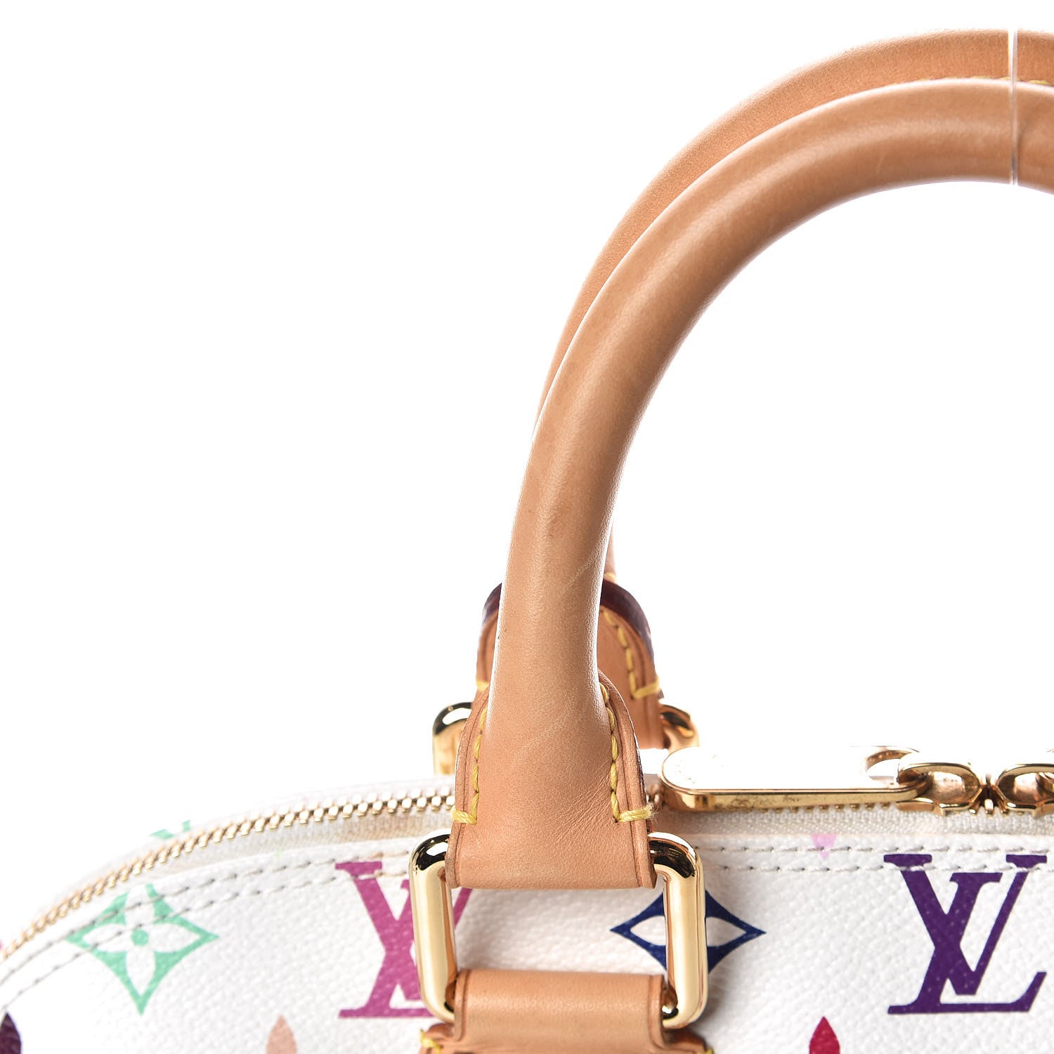 Louis Vuitton Monogram Multicolor Alma White 9 of 21