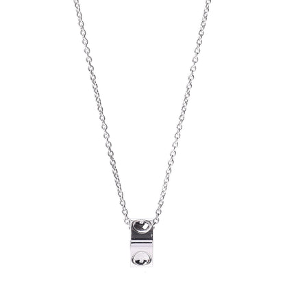 Louis Vuitton 18K White Gold Empreinte Pendant Necklace 1 of 4