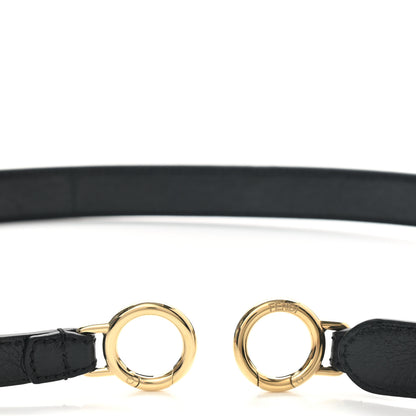 Fendi Calfskin Adjustable Peekaboo Strap Black 3 of 3