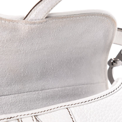 Christian Dior Calfskin Saddle Bag White 16 of 19