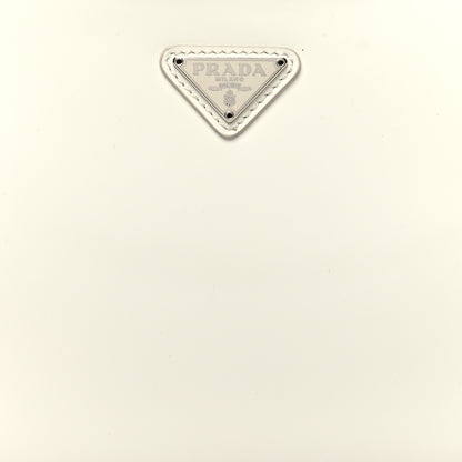 Prada Spazzolato Cleo Shoulder Bag White 7 of 9