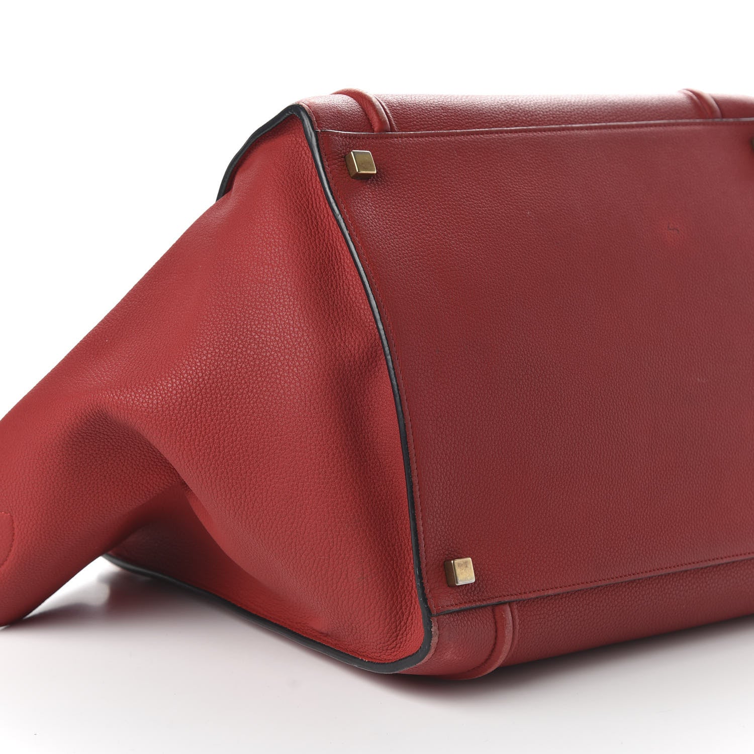 Celine Baby Grained Calfskin Medium Phantom Luggage Carmin 6 of 10