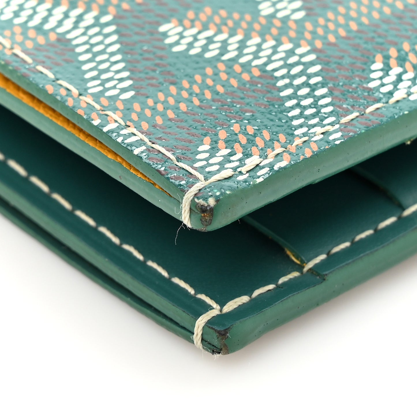 Goyardine Saint Pierre Card Holder Green