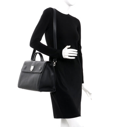 Christian Dior Grained Calfskin Large Diorever Flap Black 2 of 8