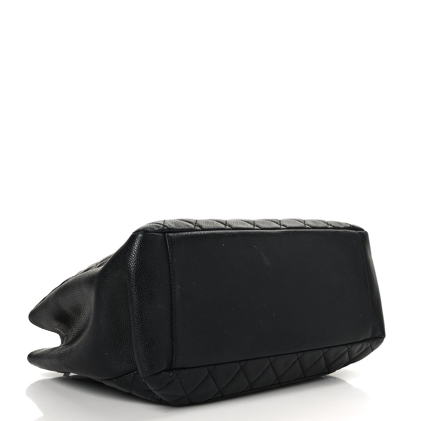 Caviar Quilted Grand Shopping Tote GST Black