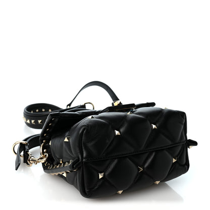 Valentino Garavani Nappa Mini Candystud Top Handle Bag Black 4 of 9