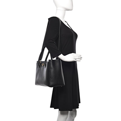 Chanel Calfskin Cerf Executive Shopper Tote Black 2 of 11