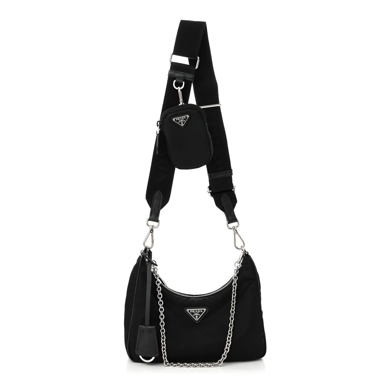 Prada Nylon Re-Edition 2005 Shoulder Bag Black 1 of 11