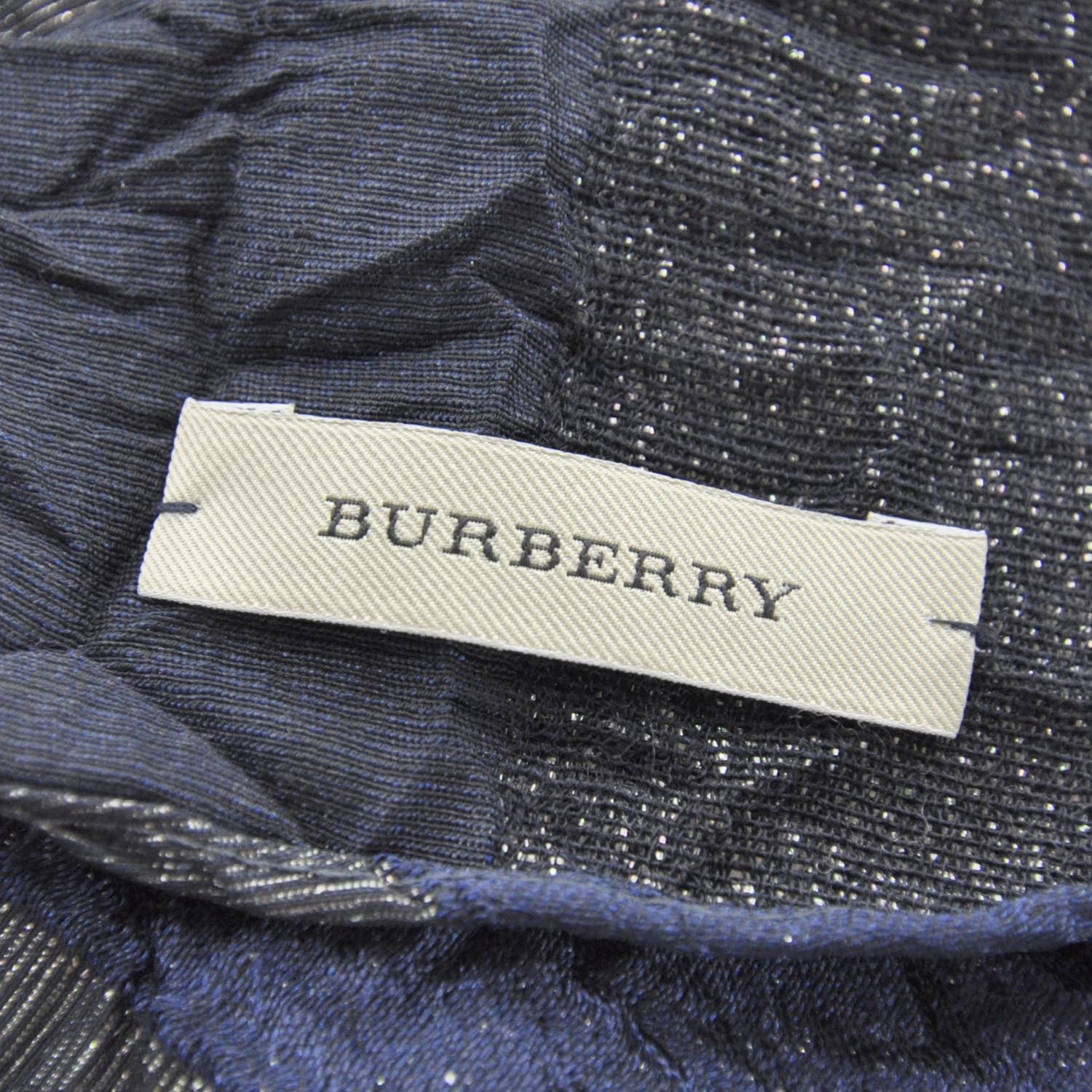 Burberry Metallic Check Scarf 6 of 6