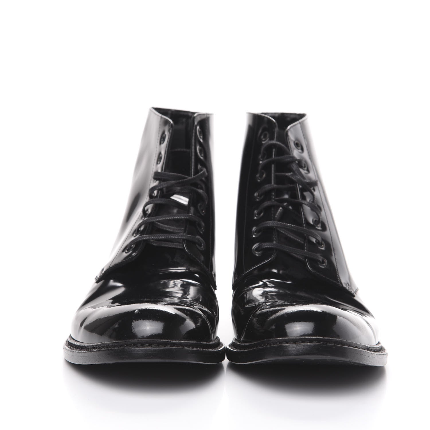Saint Laurent Smooth Calfskin Ankle Boots 42 Black 2 of 8