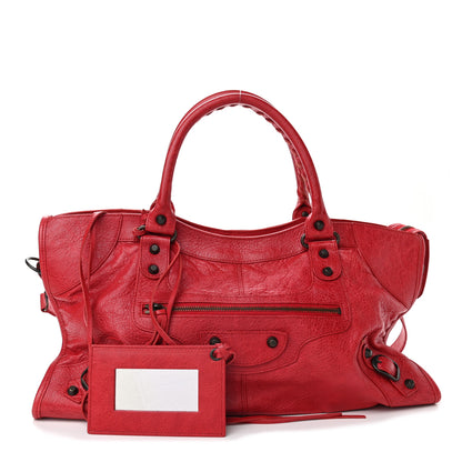 Balenciaga Agneau Classic Hardware Part Time Rouge Coquelicot 1 of 11