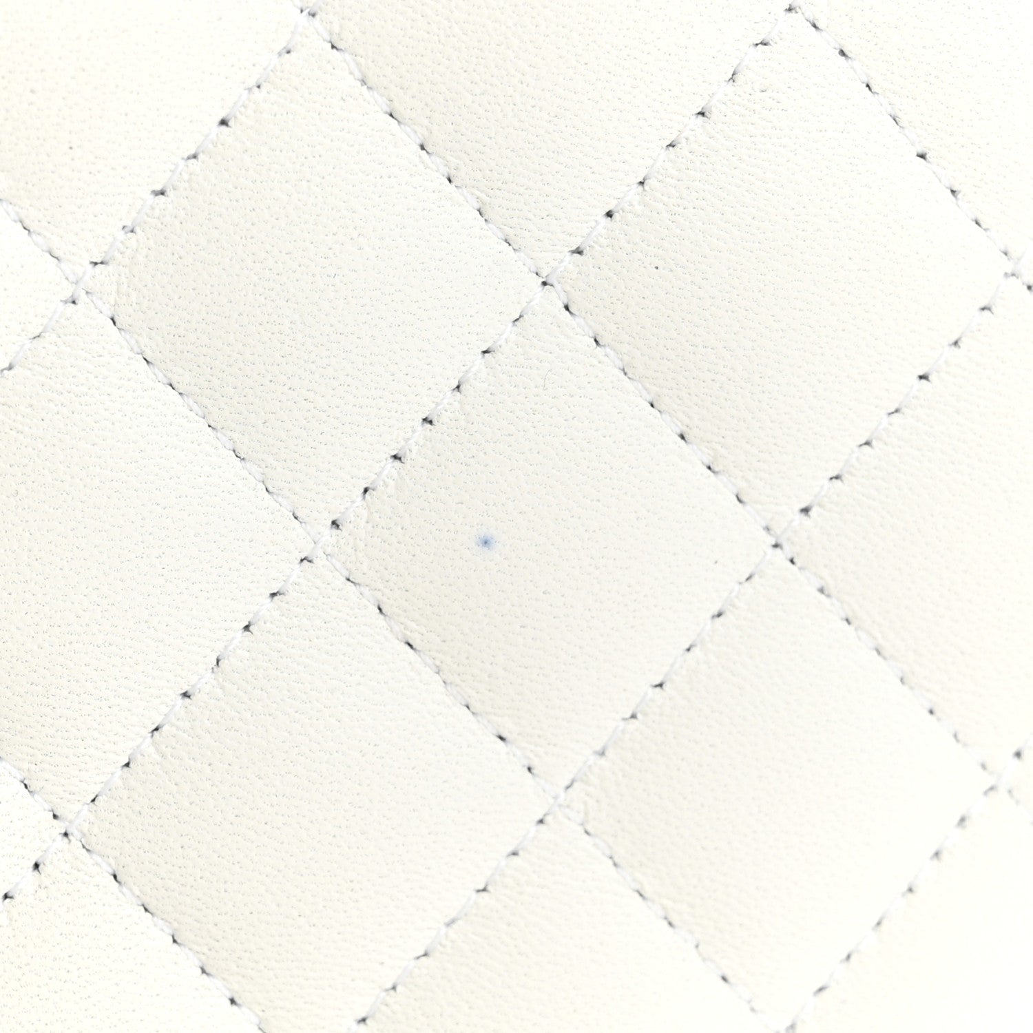 Chanel Lambskin Quilted Large Top Handle Jewelry Box With Chain White 16 of 18