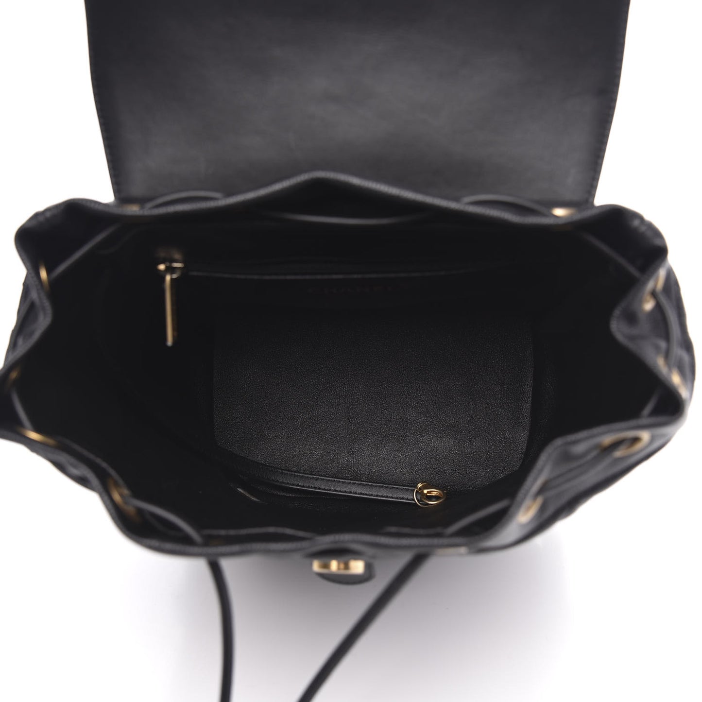 Caviar Quilted Filigree Backpack Black