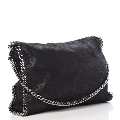 Stella McCartney Shaggy Deer Falabella Fold Over Tote Black 3 of 8