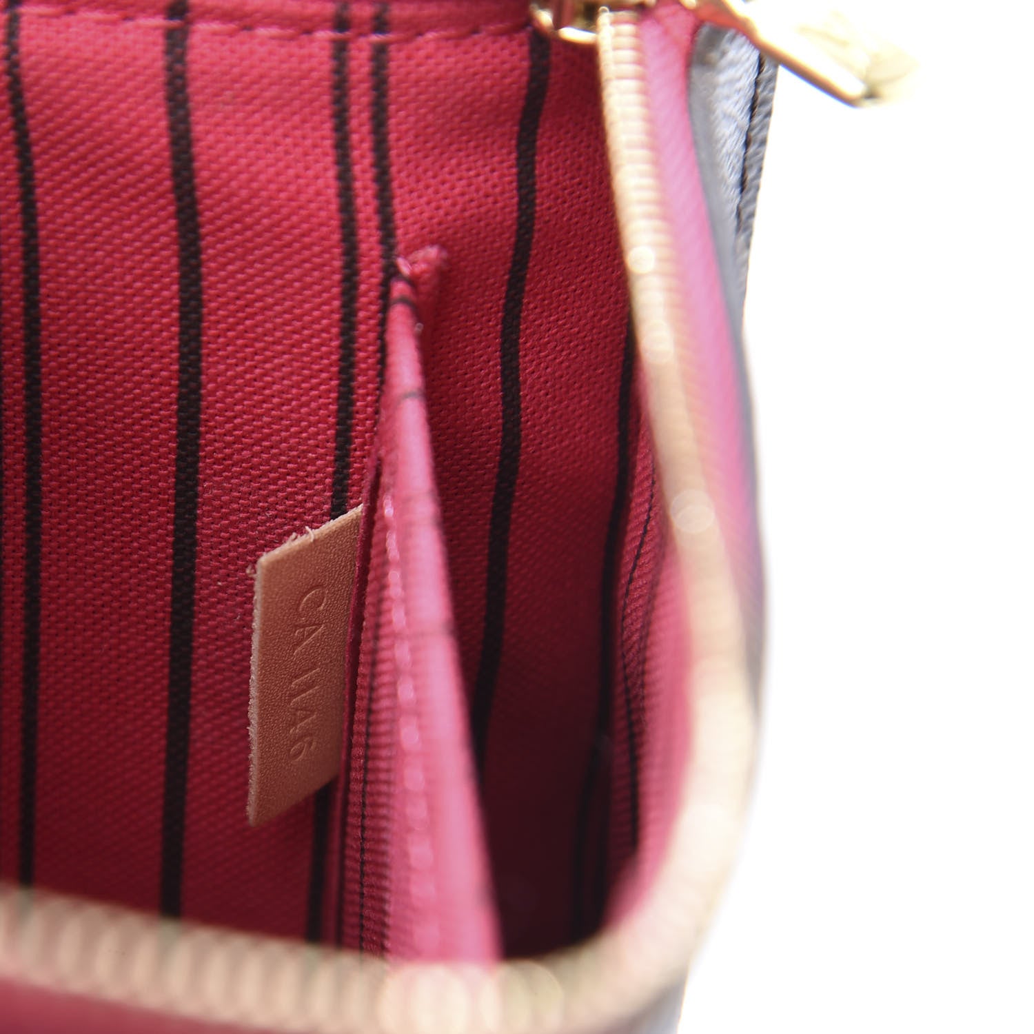 Louis Vuitton Monogram Neverfull MM GM Pochette Pivoine 7 of 7