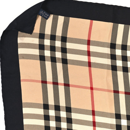 Burberry Silk House Check Square Scarf Beige Black 2 of 4