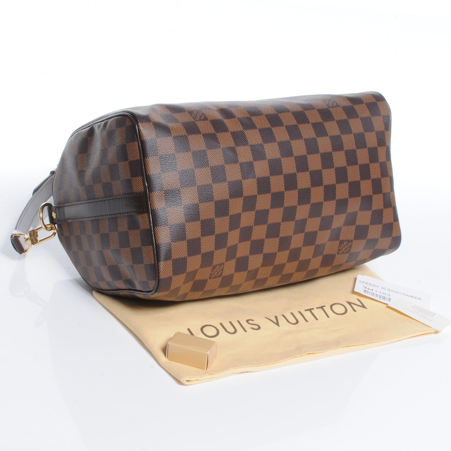 Louis Vuitton Damier Ebene Speedy Bandouliere 30 4 of 7