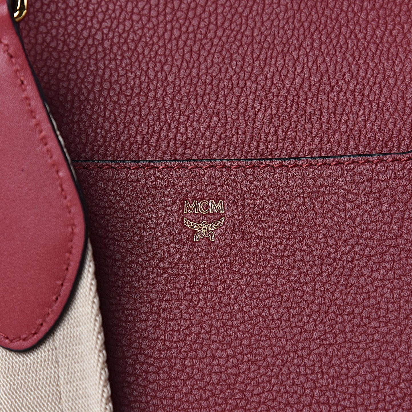 Grained Calfskin Milla Convertible Backpack Scooter Red