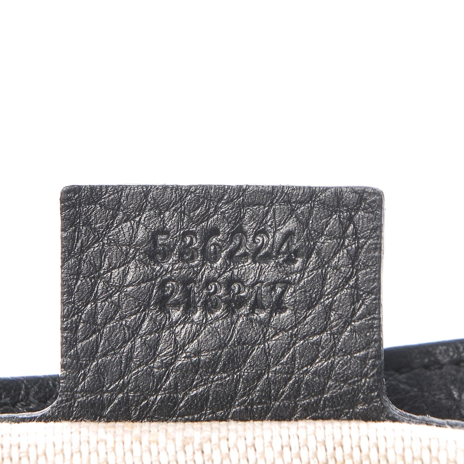 Gucci Pebbled Calfskin Medium Soho Flap Crossbody Black 7 of 7