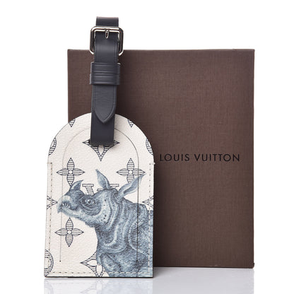 Louis Vuitton Savane Monogram Rhinoceros Chapman Luggage Tag 3 of 3