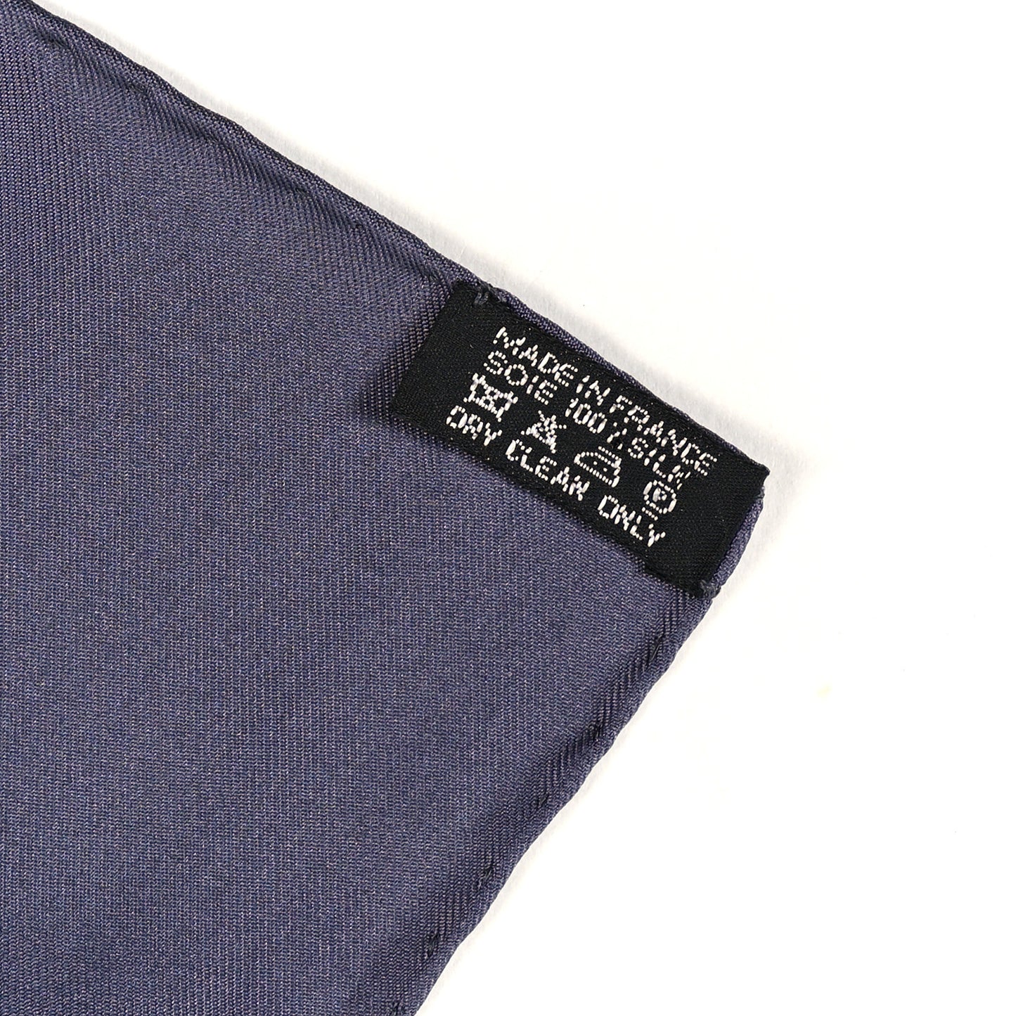 Silk Le Timbalier Scarf 90 Anthracite Violet Vert