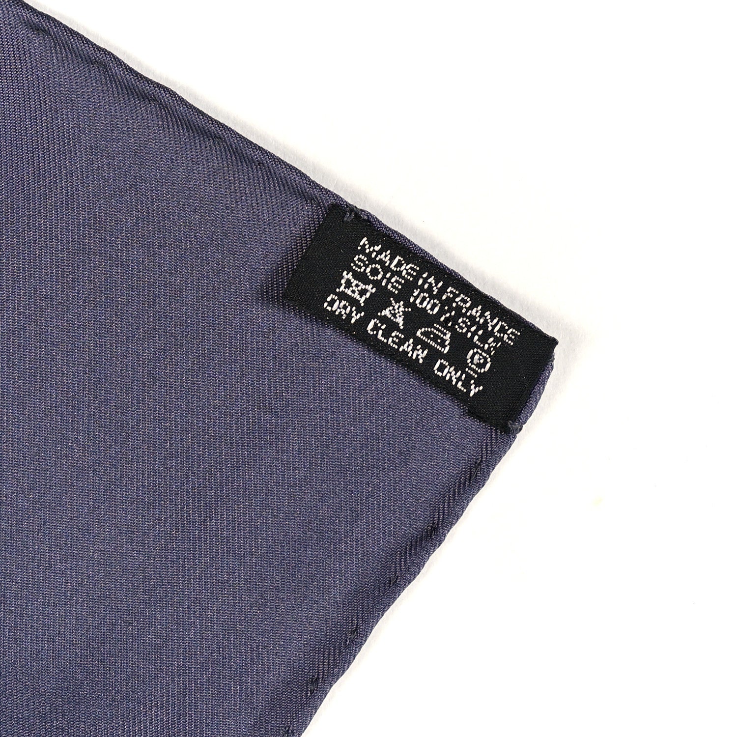 Hermes Silk Le Timbalier Scarf 90 Anthracite Violet Vert 3 of 3