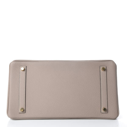 Hermes Togo Birkin 35 Gris Tourterelle 6 of 34