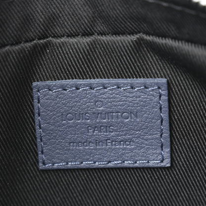 Louis Vuitton Calfskin Monogram Shadow Trio Messenger Navy River Blue 7 of 11