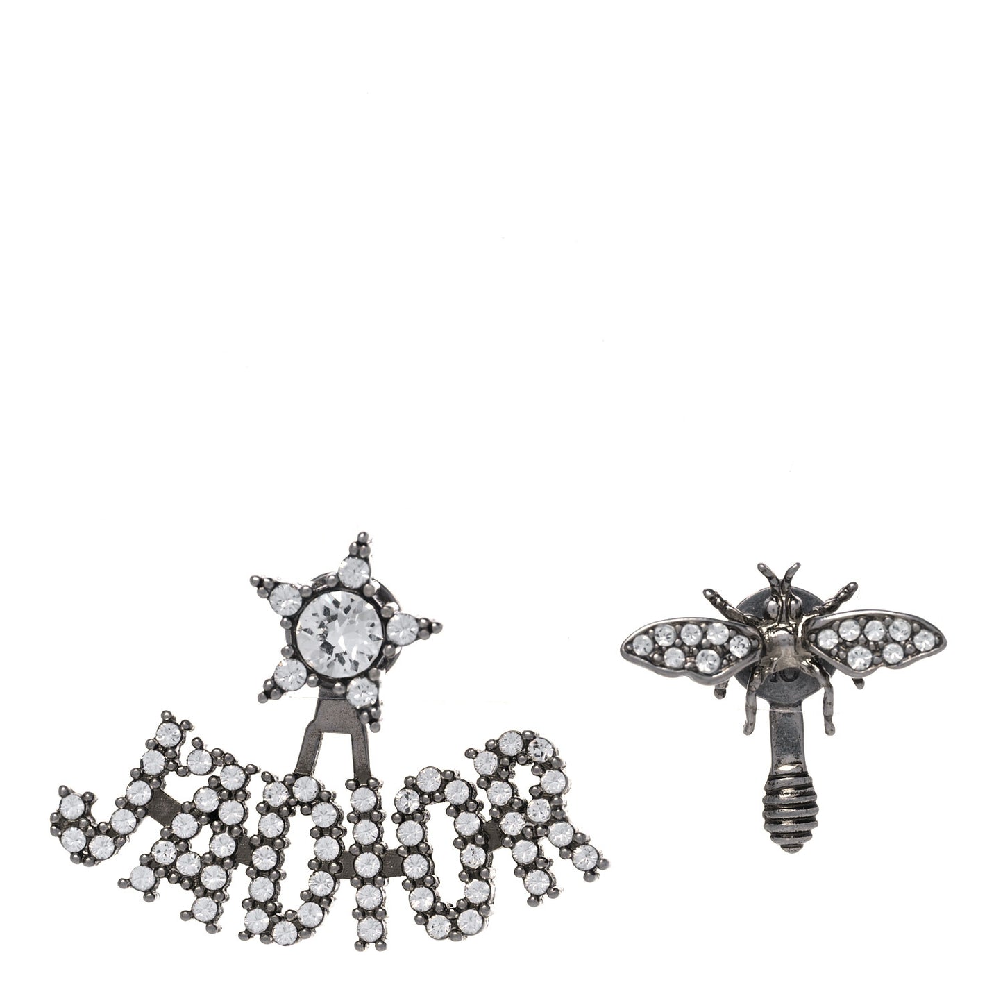 Palladium Crystal J'adior Earrings