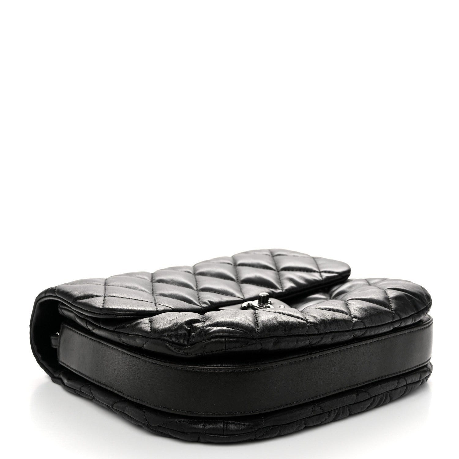Chanel Lambskin Quilted Large Chanel 3 Flap Black 4 of 10