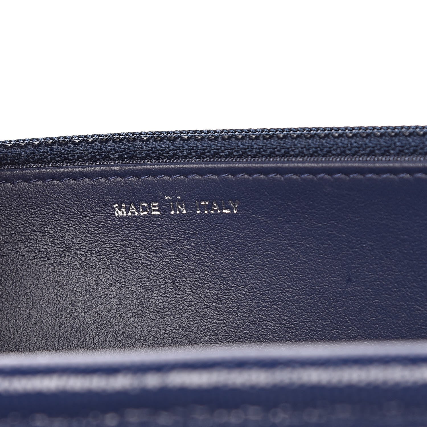 Chanel Caviar Quilted Wallet On Chain WOC Navy Blue 7 of 11