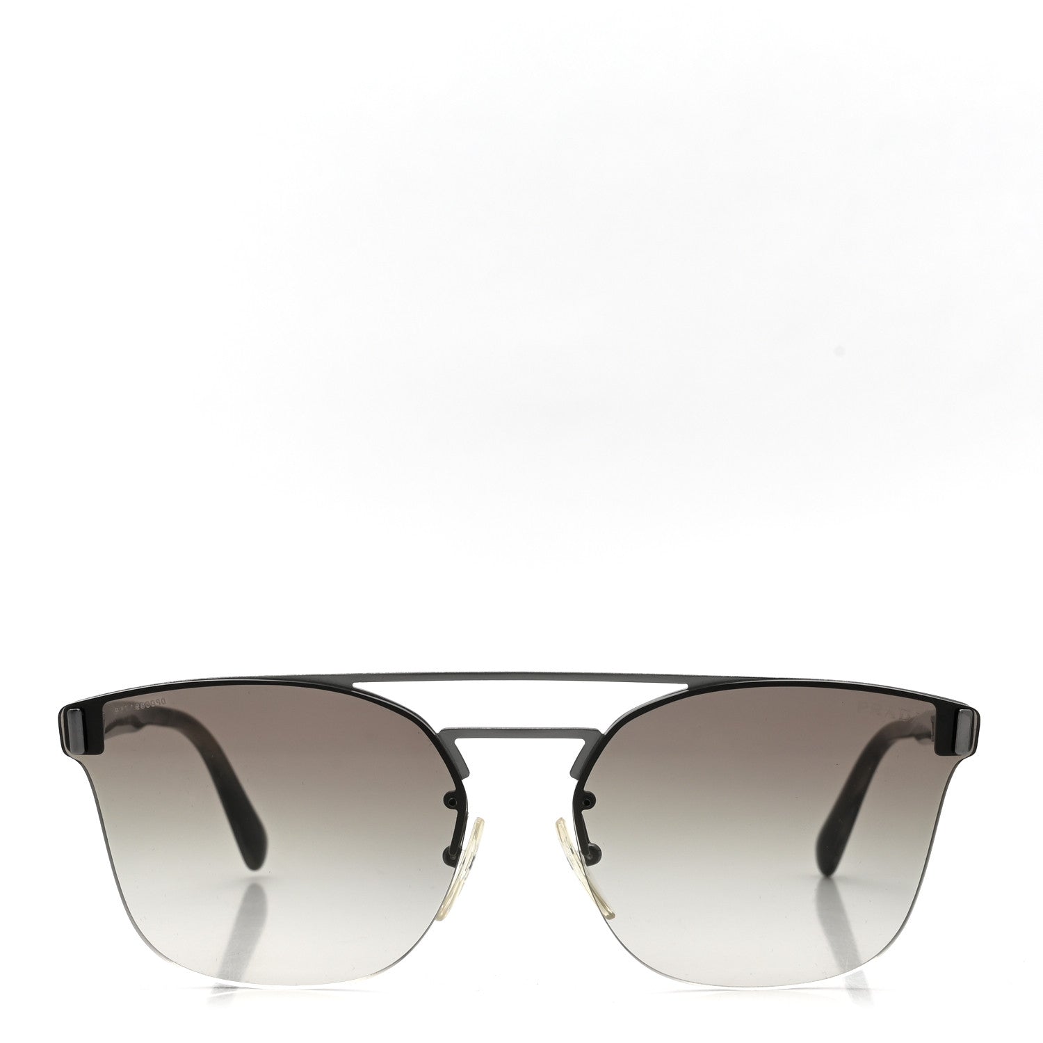 Prada Cat Eye Sunglasses SPR 67T Silver 2 of 8