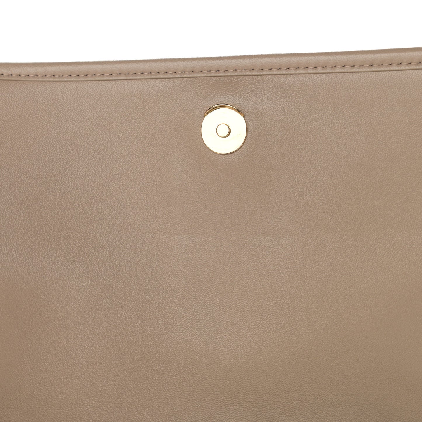 Lambskin Matelasse Monogram Medium Niki Chain Satchel Dark Beige