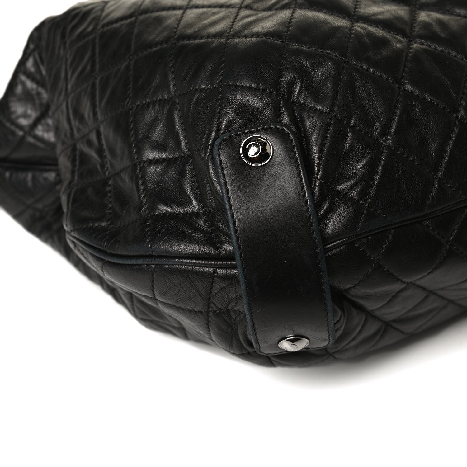 Chanel Lambskin Large Chain Mail Hobo Black 16 of 20