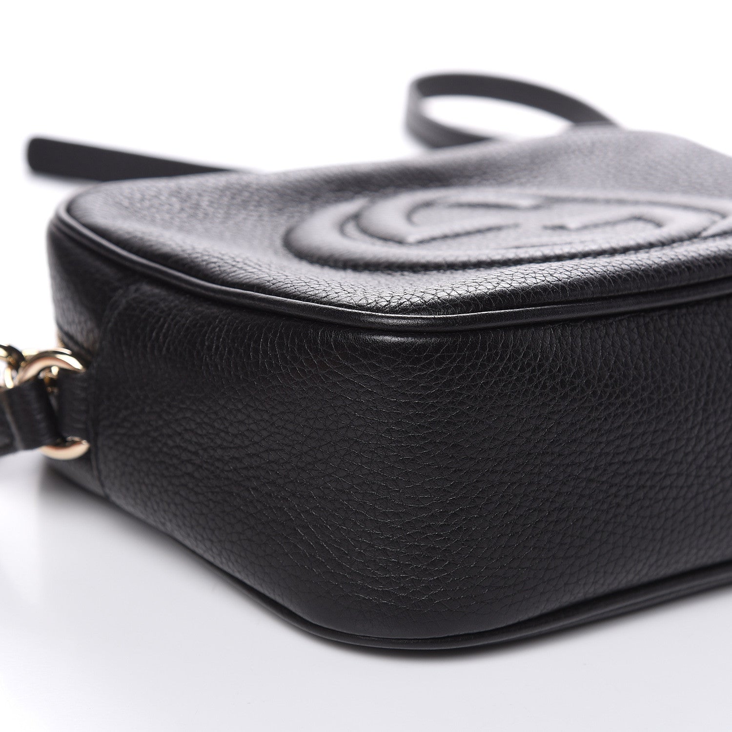 Gucci Pebbled Calfskin Small Soho Disco Bag Black 8 of 9