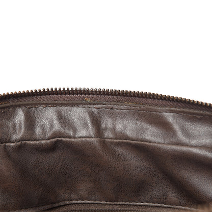 Chanel Lambskin Quilted Large Camera Case Brown 18 of 28
