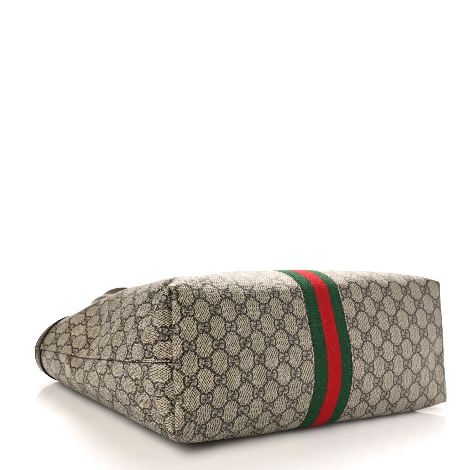 Gucci GG Supreme Monogram Medium Ophidia Shopping Tote Brown 4 of 10