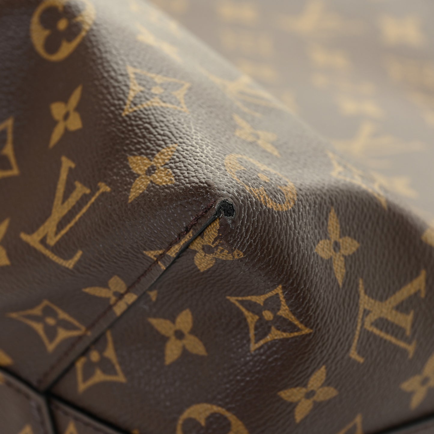 Monogram Flower Hobo Black