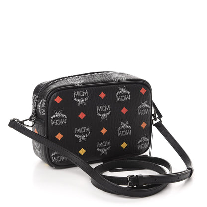 MCM Skyoptic Visetos Spectrum Diamond Camera Bag Black 3 of 9