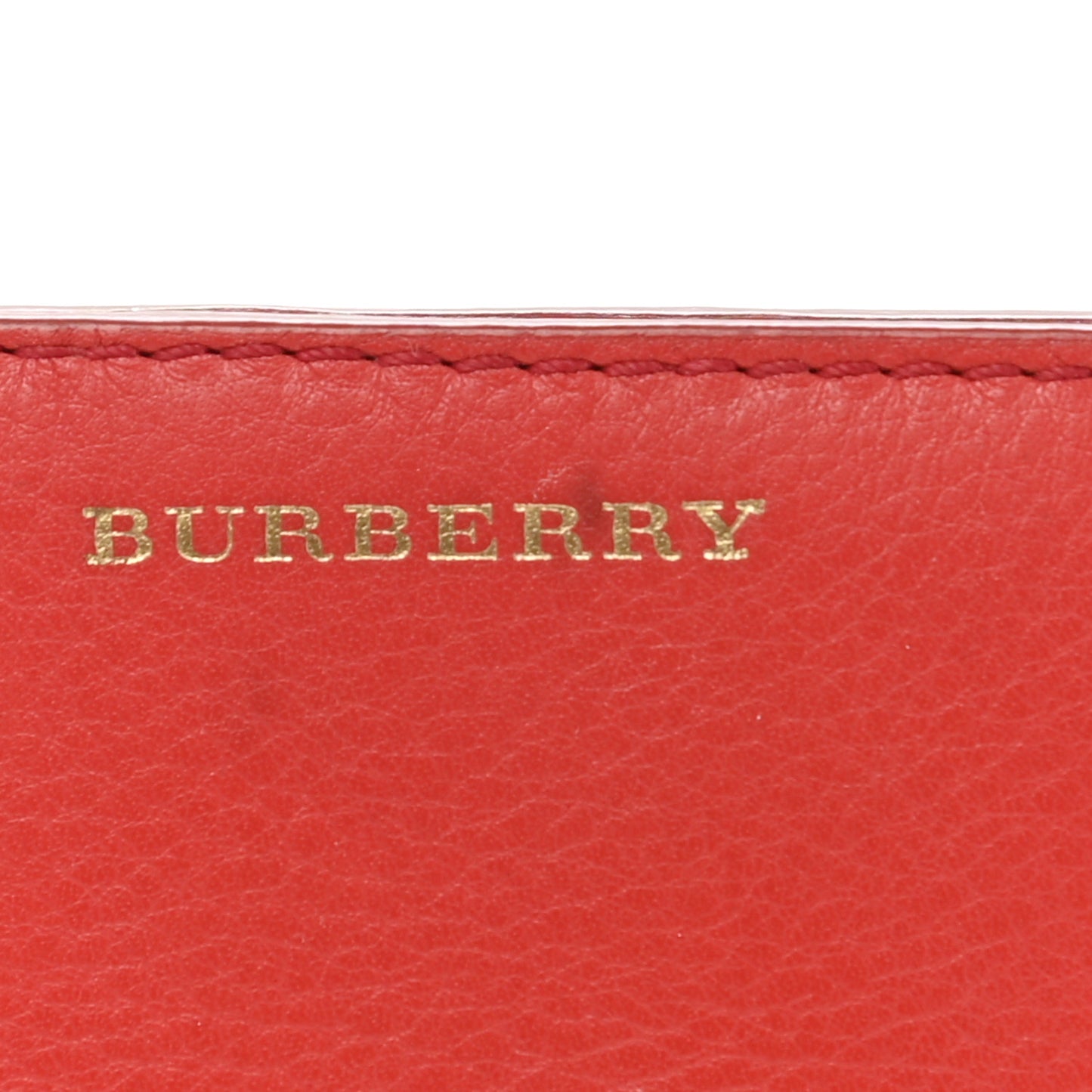 Calfskin Horseferry Check Medium Marston Zip Around Wallet Parade Red
