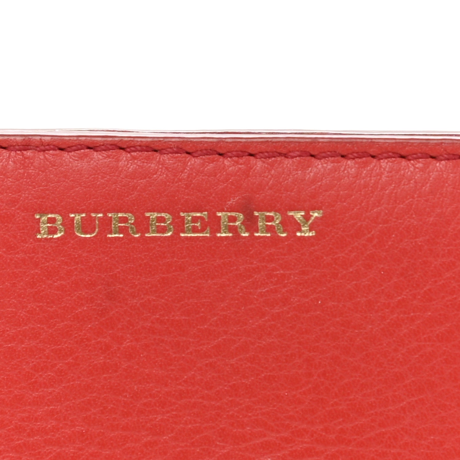 Burberry Calfskin Horseferry Check Medium Marston Zip Around Wallet Parade Red 10 of 12