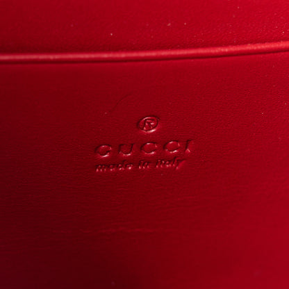 Gucci Metallic Brocade Calfskin Mini Dionysus Chain Wallet Black Blue Azure 6 of 11