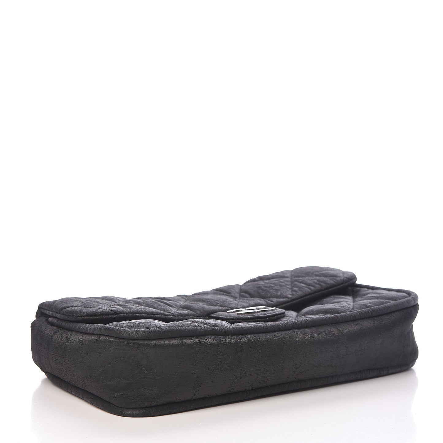 Coated Canvas Quilted Le Marais Flap Black