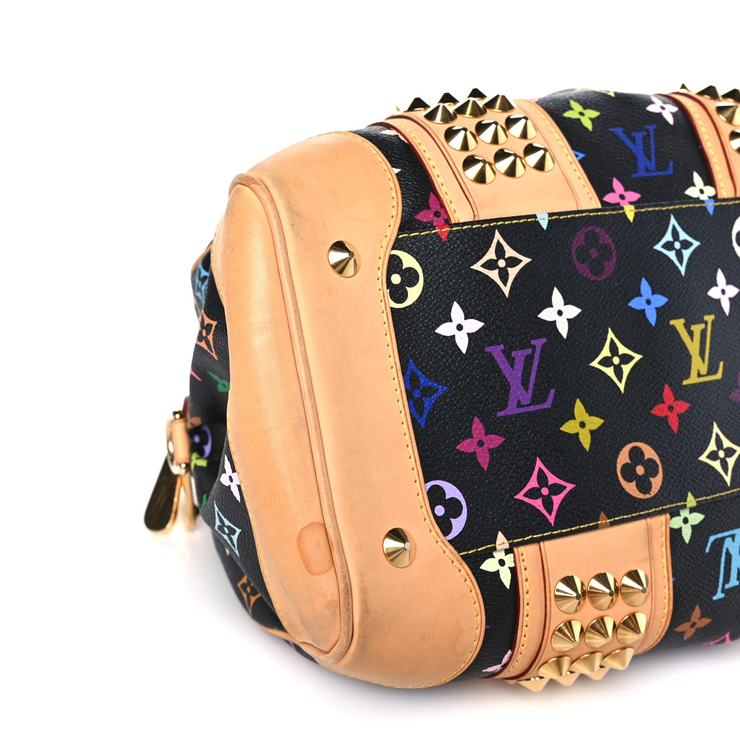Louis Vuitton Monogram Multicolor Courtney MM Black 7 of 9